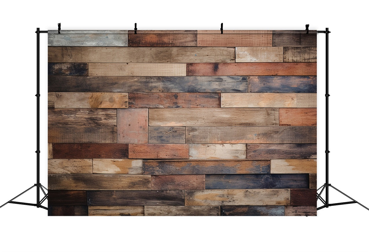 Wood Panel Backdrop Neutral Brown Backdrop UK GQ4-119