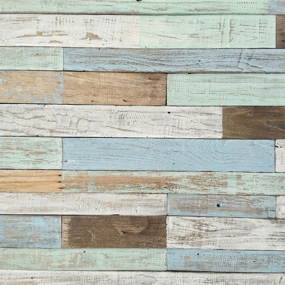 Rustic Wood Backdrop Ocean Inspired Backdrop UK GQ4-123