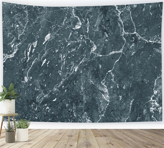 Marble Photo Backdrop Mineral Blue Marble Studio Backdrop UK GQ4-140