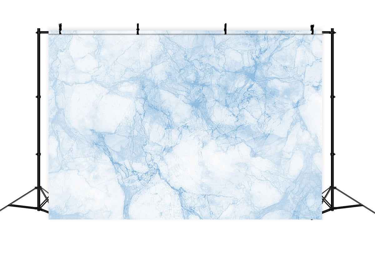 Blue Marble Backdrop Crystal Ice Blue Veins Backdrop UK GQ4-160