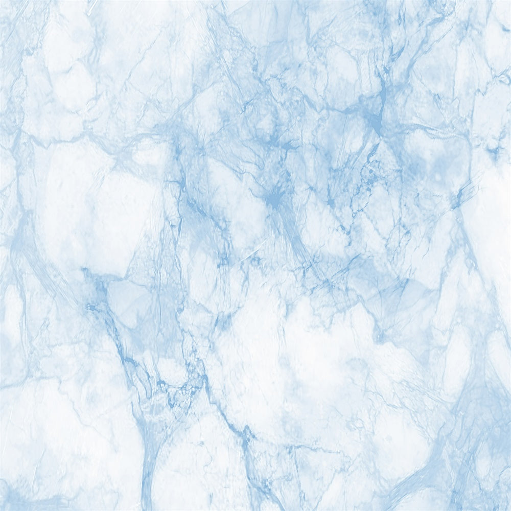 Blue Marble Backdrop Crystal Ice Blue Veins Backdrop UK GQ4-160