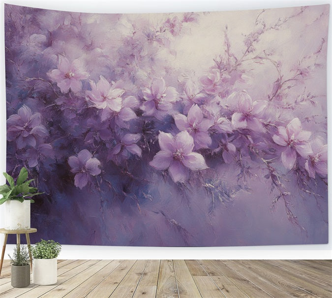 Purple Backdrops Artistic Bloom Photography Backdrop UK GQ4-26