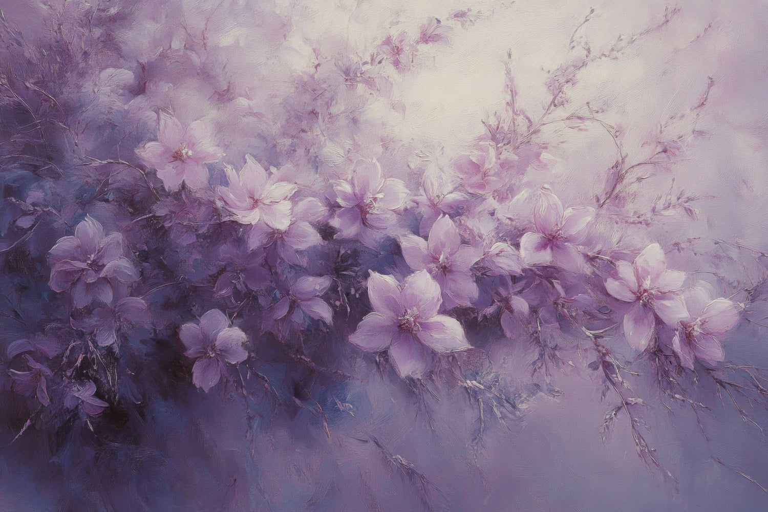 Purple Backdrops Artistic Bloom Photography Backdrop UK GQ4-26