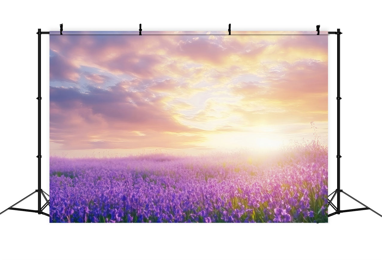 Lavender Backdrops Dreamscape Sunrise Photography Backdrop UK GQ4-31