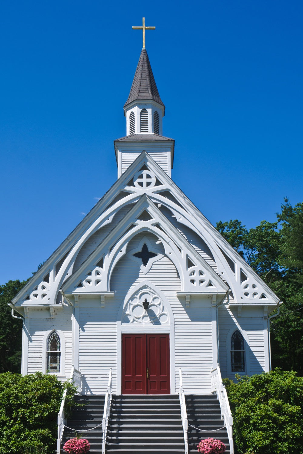 Church Backdrop Classic White Sky Architecture Backdrop UK GQ4-77
