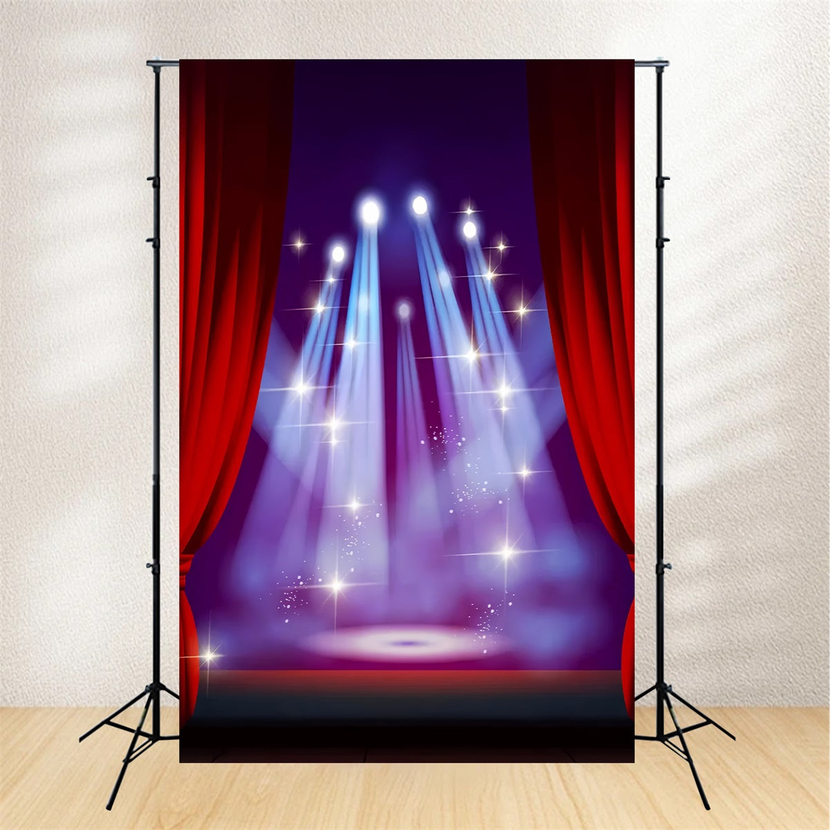 Backdrop Red Carpet Blue Spotlight Night Backdrop UK GQ4-79