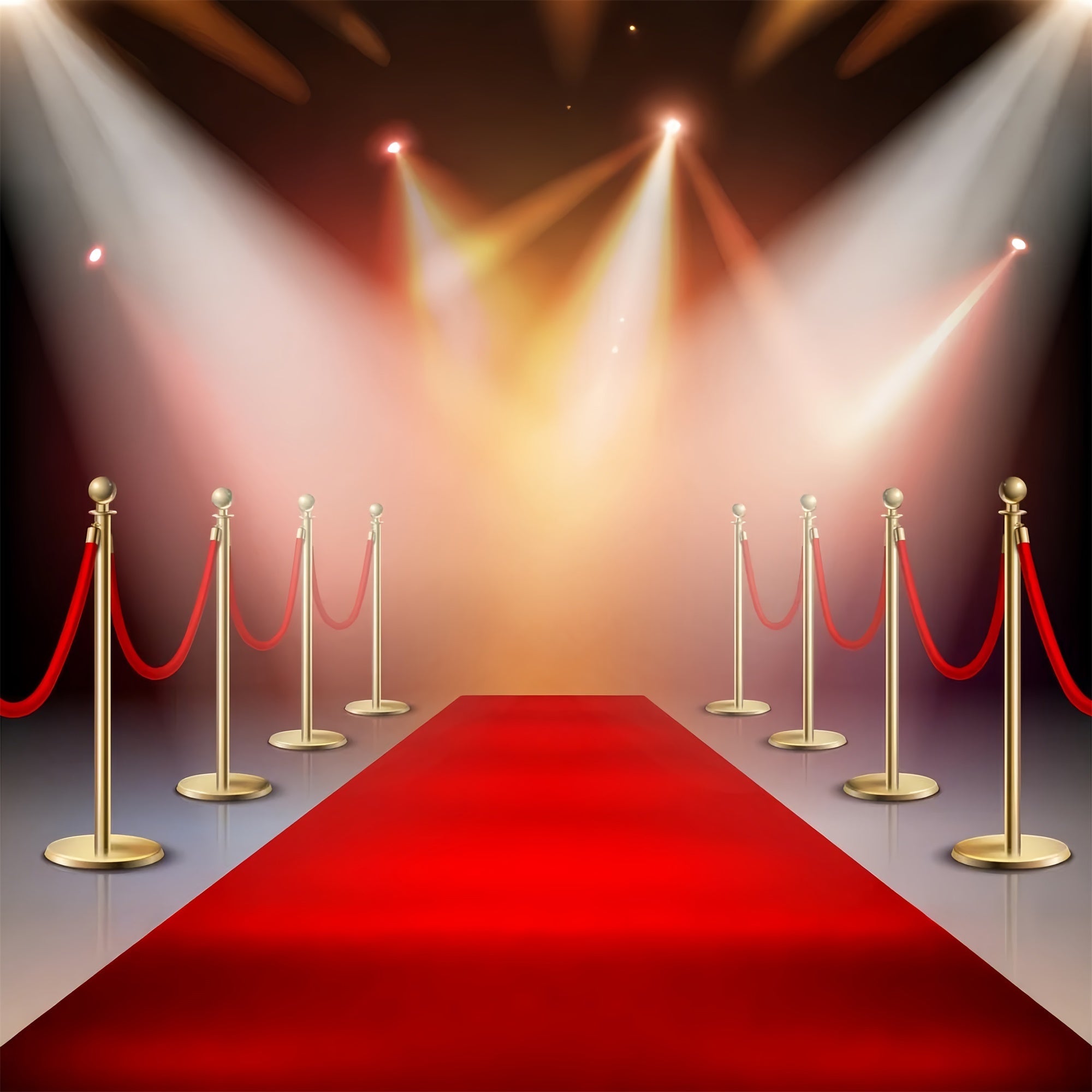 Red Carpet Photo Backdrop Stage Entrance Glow Backdrop UK GQ4-82