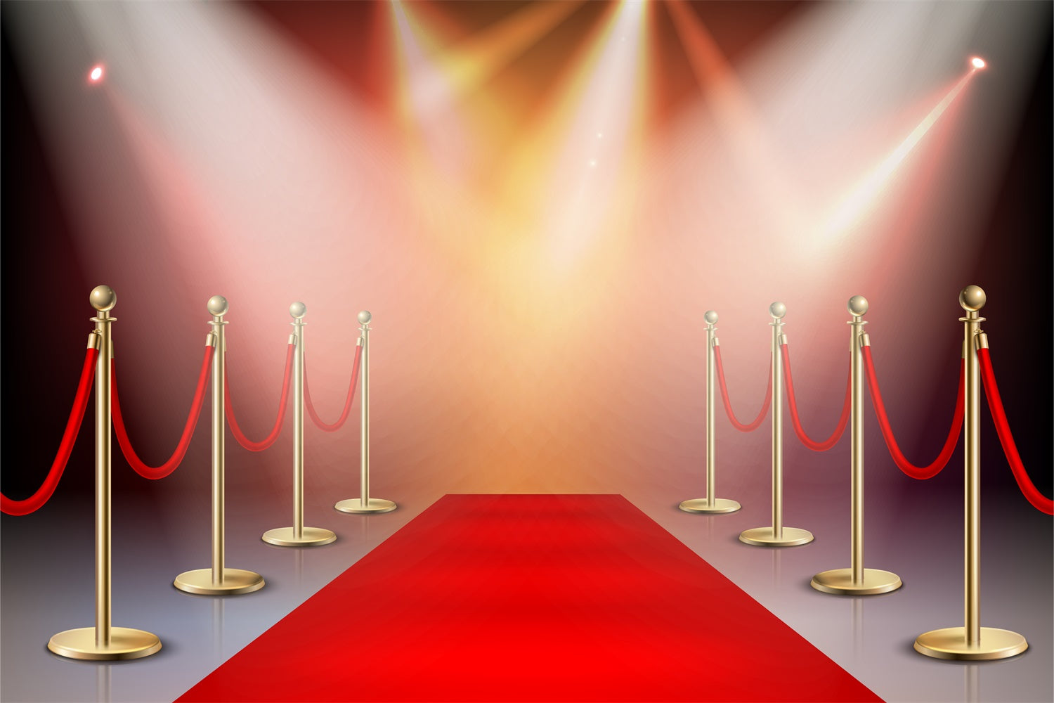 Red Carpet Photo Backdrop Stage Entrance Glow Backdrop UK GQ4-82
