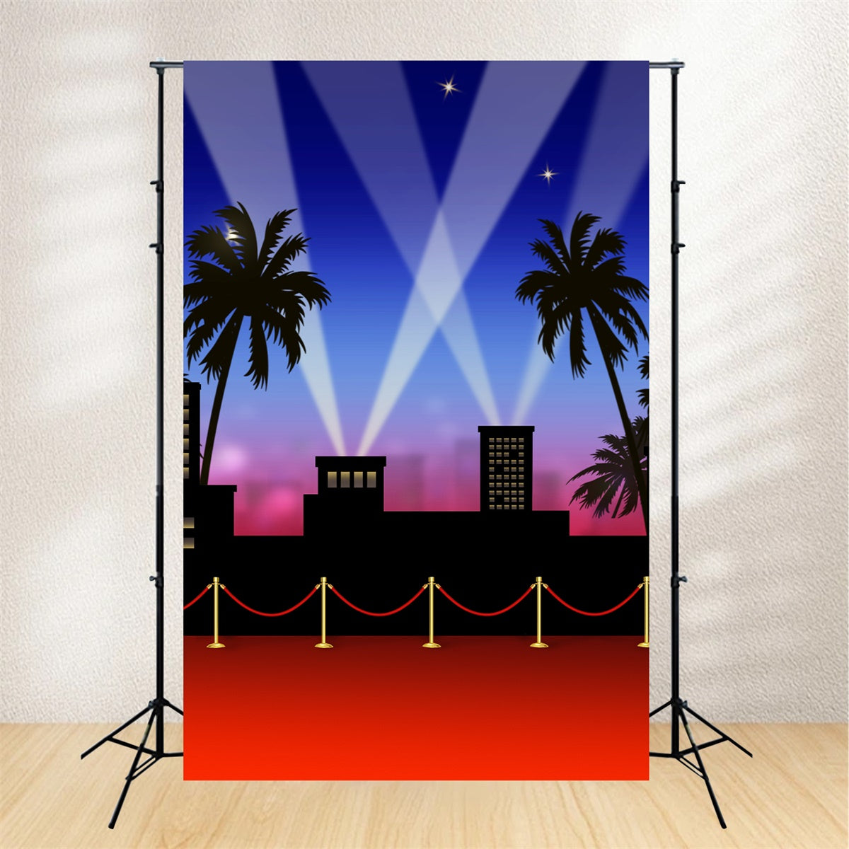 Backdrop Red Carpet Glamour Night Skyline Light Backdrop UK GQ4-84