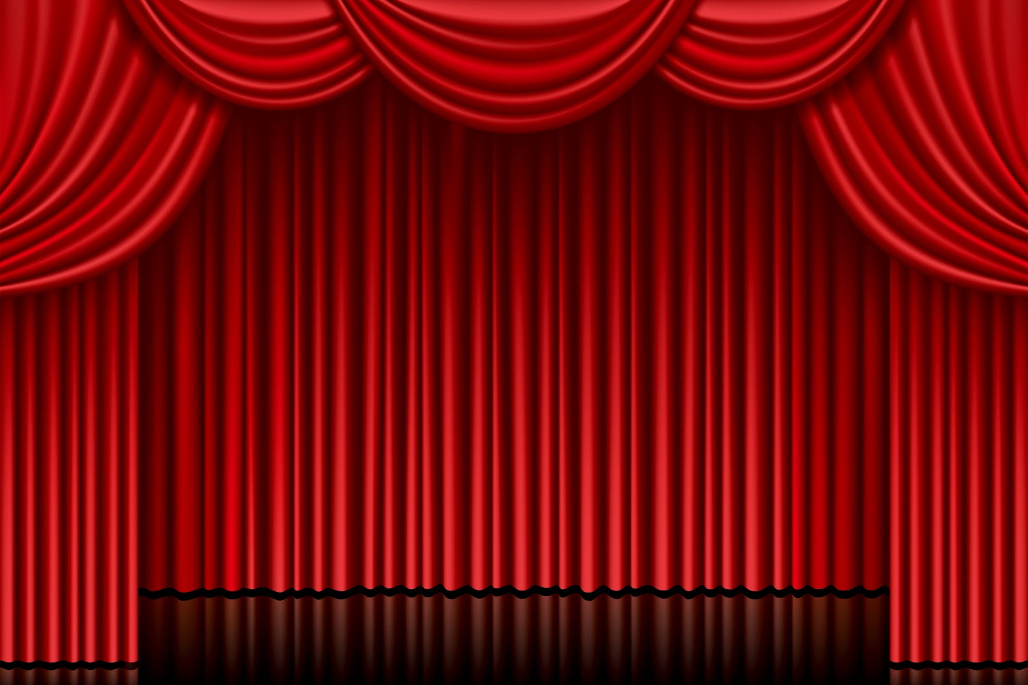 Red Carpet Backdrop Red Drapes Traditional Stage Backdrop UK GQ4-85