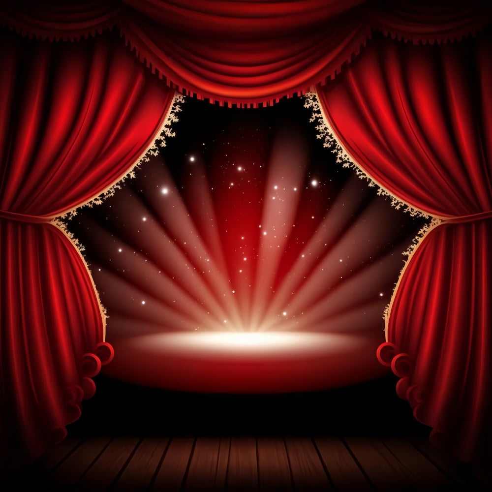 Backdrop Red Carpet Shimmering Lights Stage Backdrop UK GQ4-87