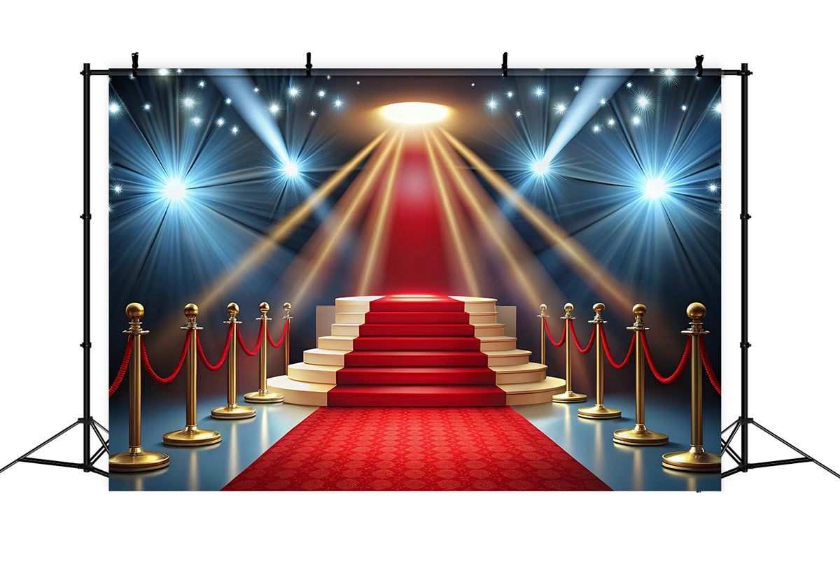 Red Carpet Backdrops Stage Celebration Lights Backdrop UK GQ4-95