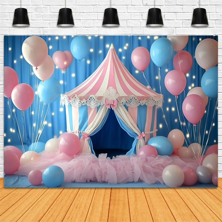 Carnival Backdrops Elegant Circus Tent Balloon Backdrop UK GQ5-126