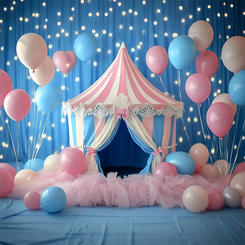 Carnival Backdrops Elegant Circus Tent Balloon Backdrop UK GQ5-126