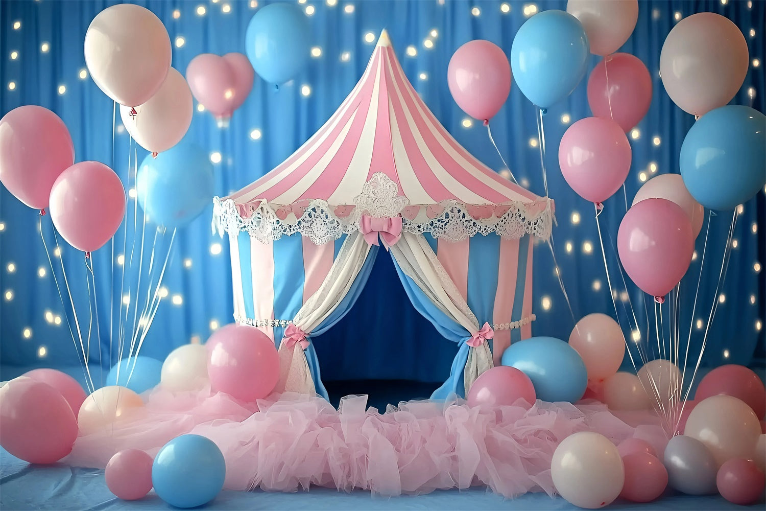 Carnival Backdrops Elegant Circus Tent Balloon Backdrop UK GQ5-126