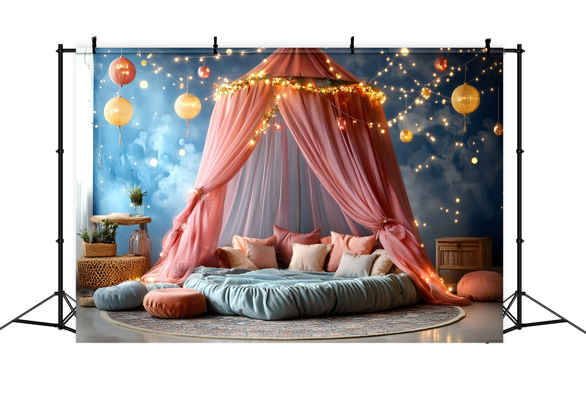 Carnival Theme Backdrop Glowing Canopy Cloud Room Backdrop UK GQ5-133