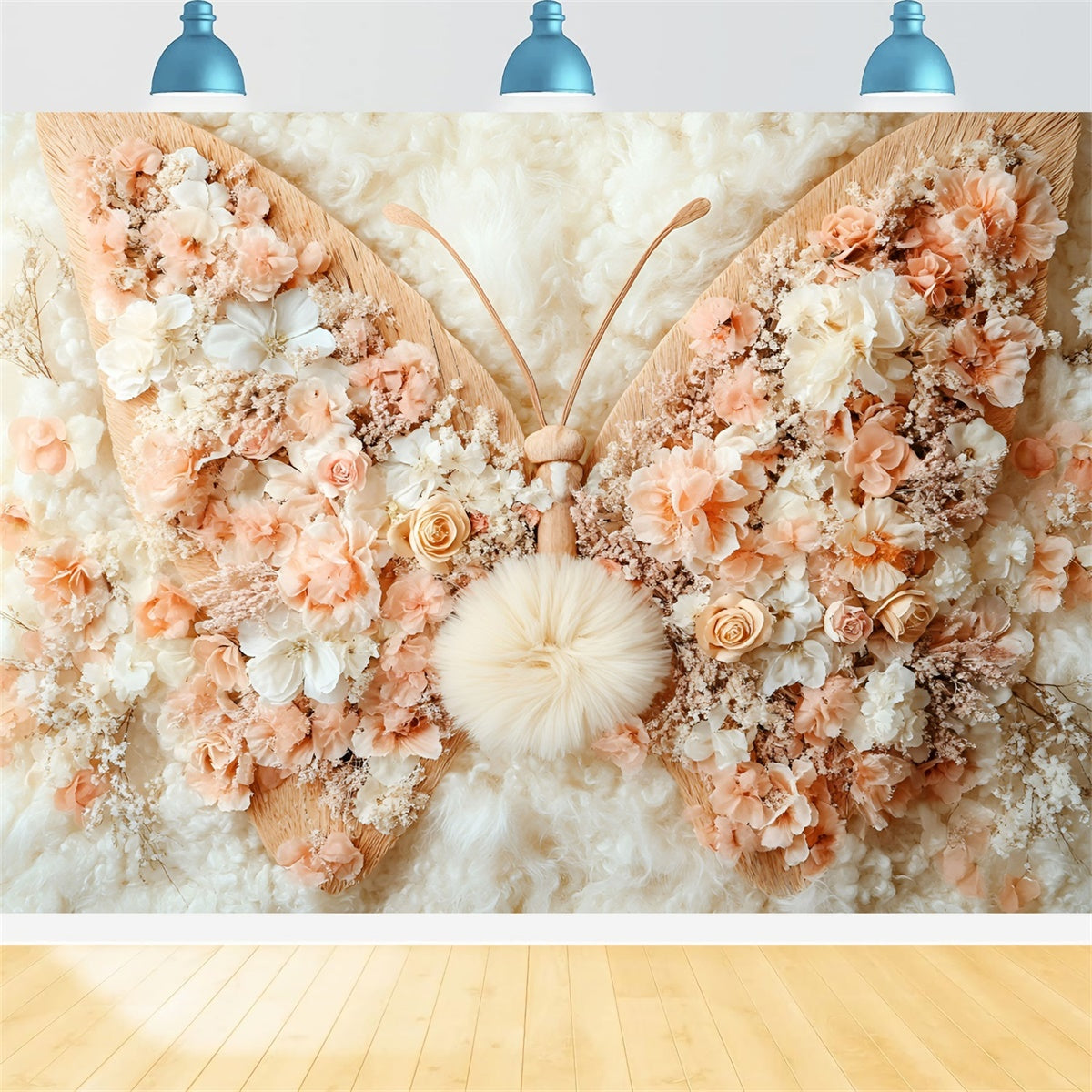 Butterfly Photo Backdrop Dreamy Petal Wings Kids Backdrop UK GQ5-151