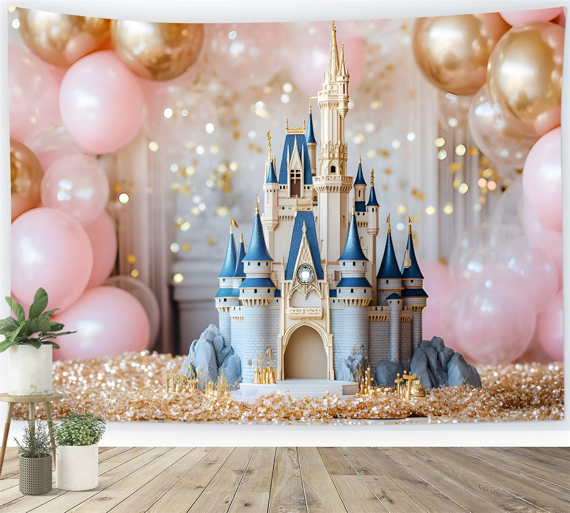 Castle Backdrops Fairytale Fantasy Castle Children Backdrops UK GQ5-173