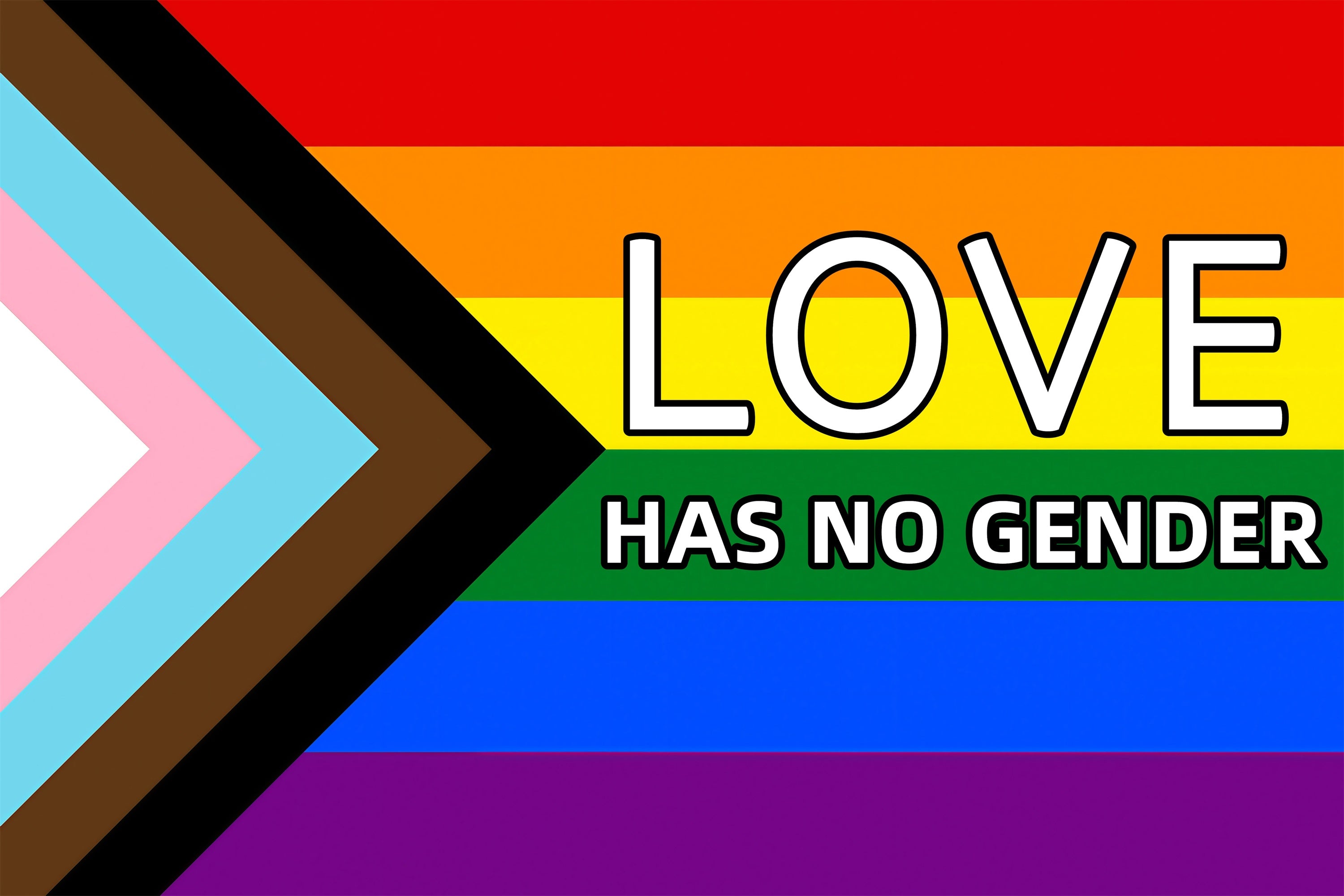 Gay Pride Backdrop Progress Pride Message Backdrop UK GQ5-210