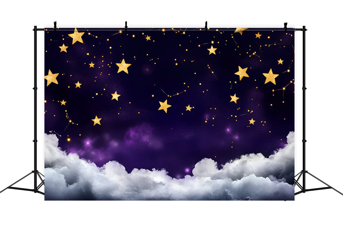 Starry Night Photo Backdrop Fantasy Star Cloudy Backdrop UK GQ5-60