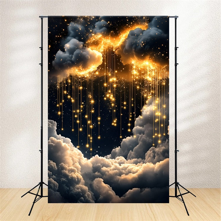 Starry Backdrop Dark Sky Sparkle Cloud Backdrop UK GQ5-64