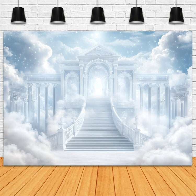 Cloudy Sky Backdrop Celestial Gate Dream Cloud Backdrop UK GQ57-112