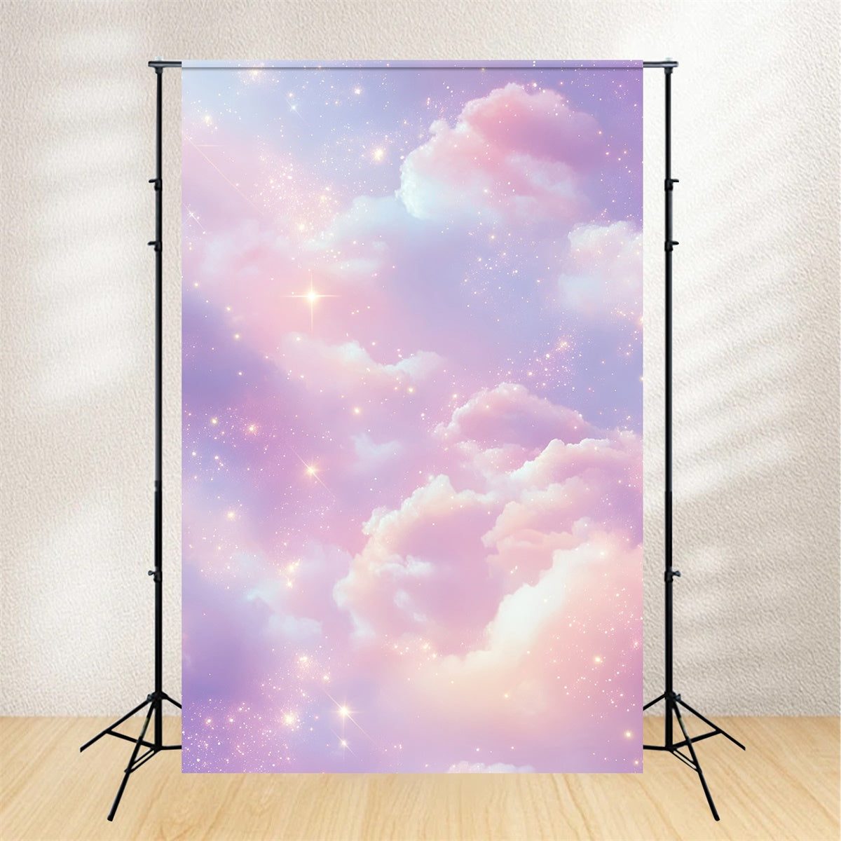 Cloud Backdrops Lavender Dream Sparkle Sky Backdrop UK GQ57-116