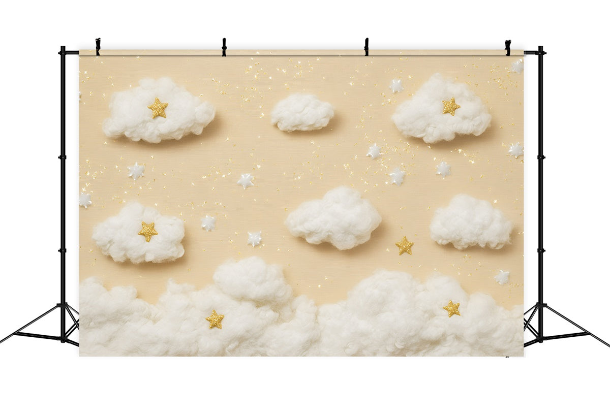 Clouds Photo Backdrop Sweet Star Cloud Backdrop UK GQ57-123