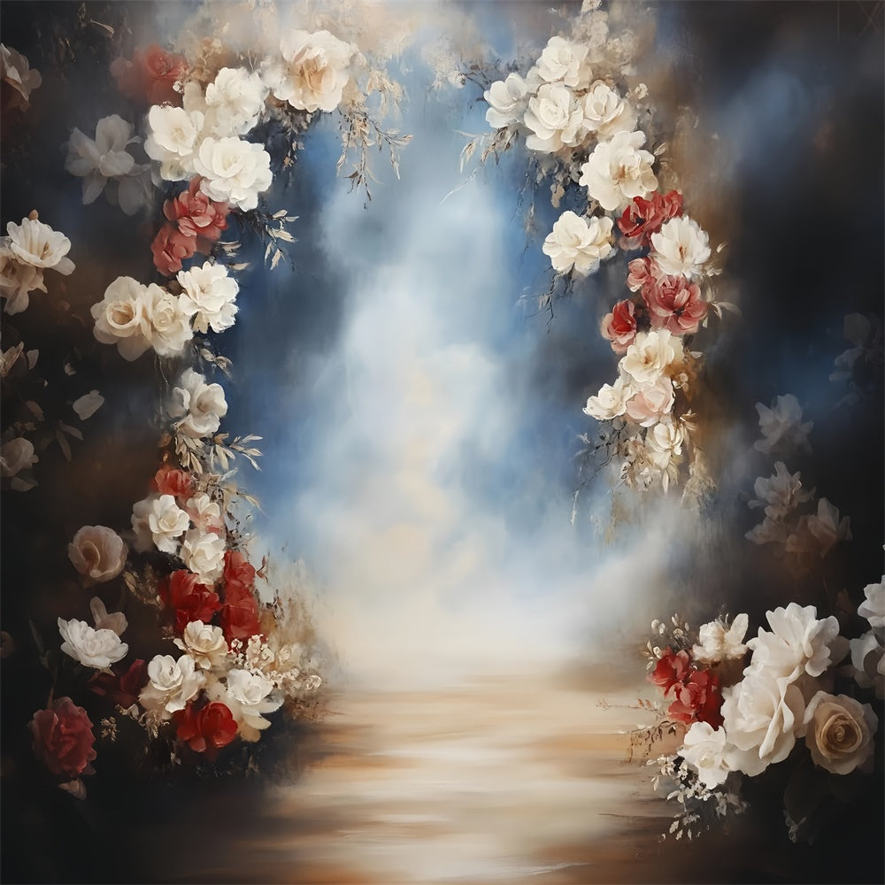 Painting Backdrops Rose Portal Best Photography Backdrops UK GQ57-192