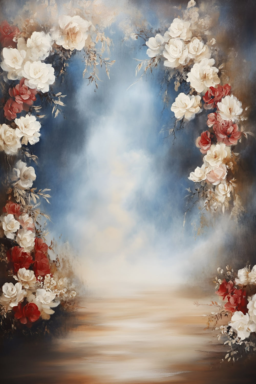 Painting Backdrops Rose Portal Best Photography Backdrops UK GQ57-192