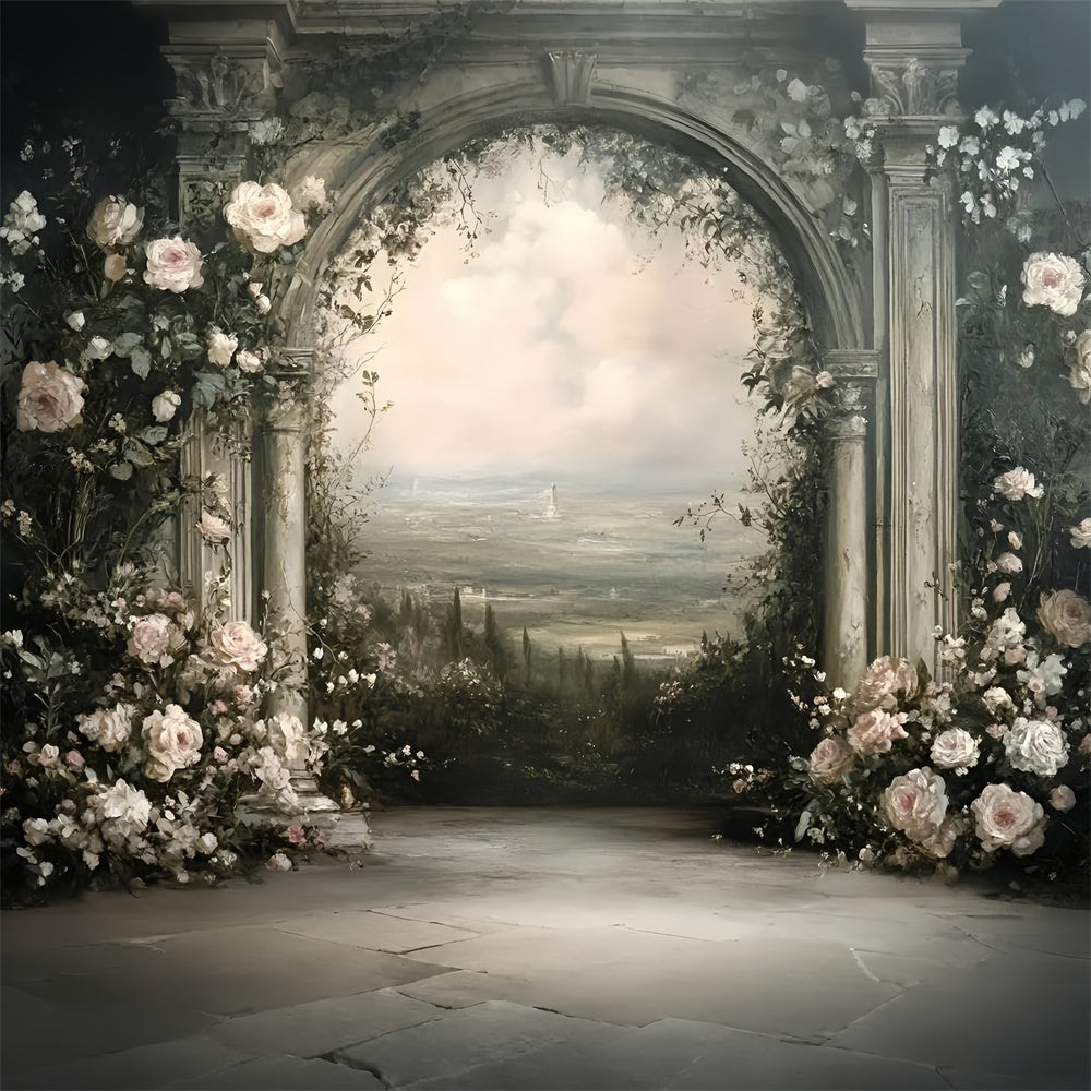Artistic Backdrops Bloom Balcony Vista Cloth Backdrop UK GQ57-198