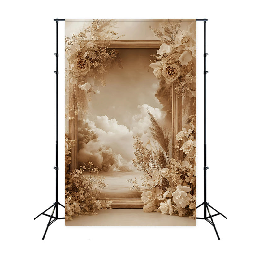 Bohemian Style Backdrop Serene Cloud Blossom Backdrop UK GQ57-218