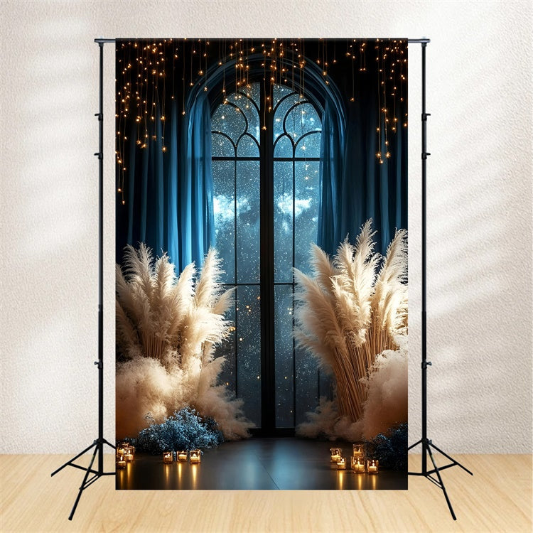 Bohemian Style Backdrop Night Garden Magic Backdrop UK GQ57-221
