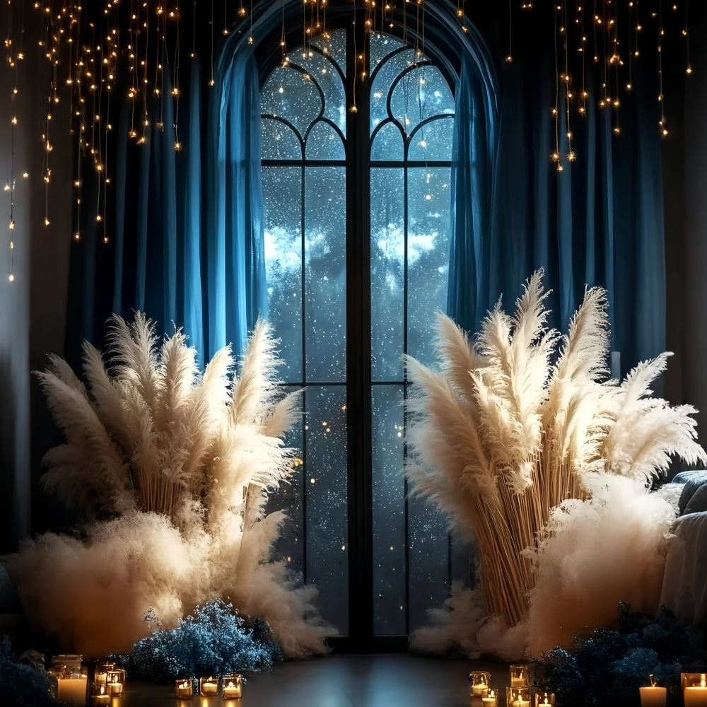 Bohemian Style Backdrop Night Garden Magic Backdrop UK GQ57-221