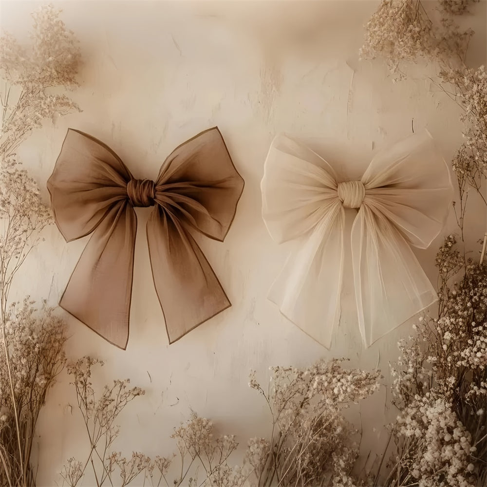 Boho Backdrop Photography Bow Charm Bloom Backdrop UK GQ57-230