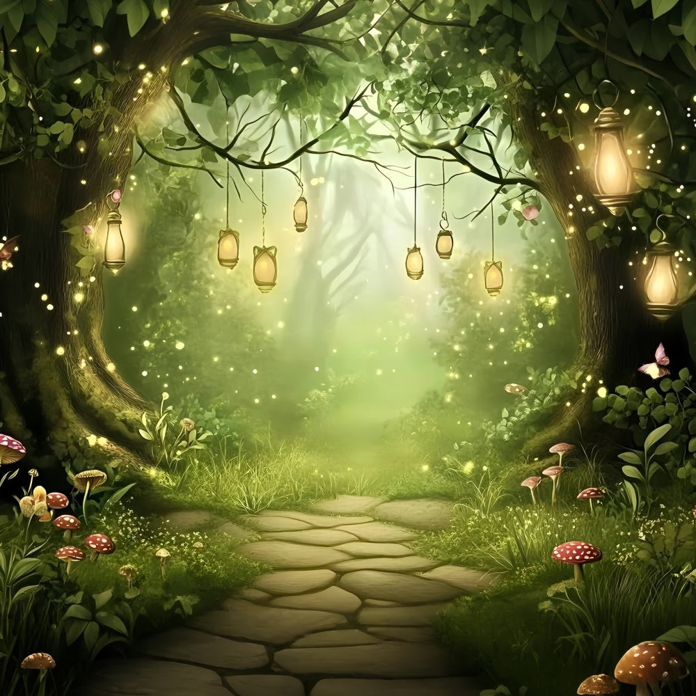 Fairytale Forest Backdrop Magical Grove Gateway Backdrop UK GQ57-79