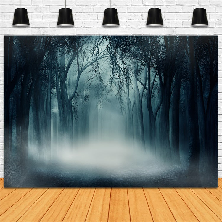 Dark Forest Backdrop Eerie Silence Woods Backdrop UK GQ57-84