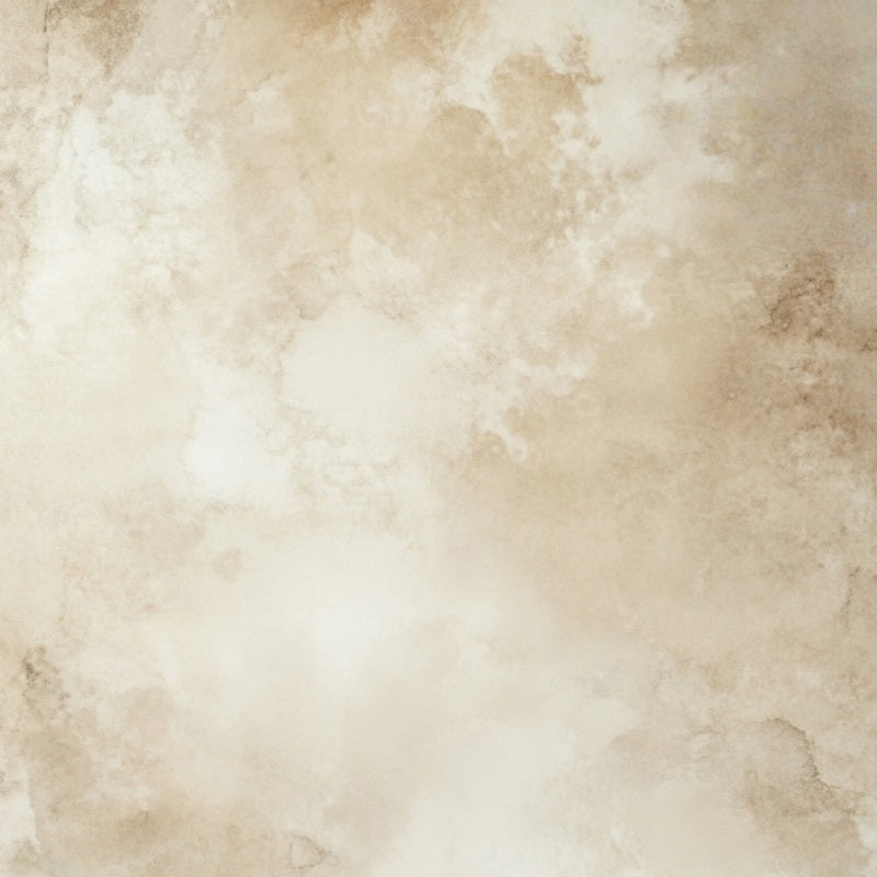 Cream Backdrop Soft Beige Cloudy Watercolor Texture Backdrop for Portraits UK GQ58-105