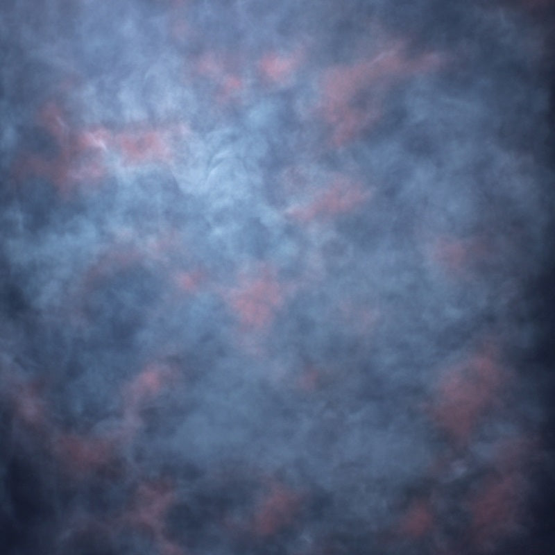 School Portrait Backdrop Moody Blue Haze with Rose Accents Portrait Background UK GQ58-107