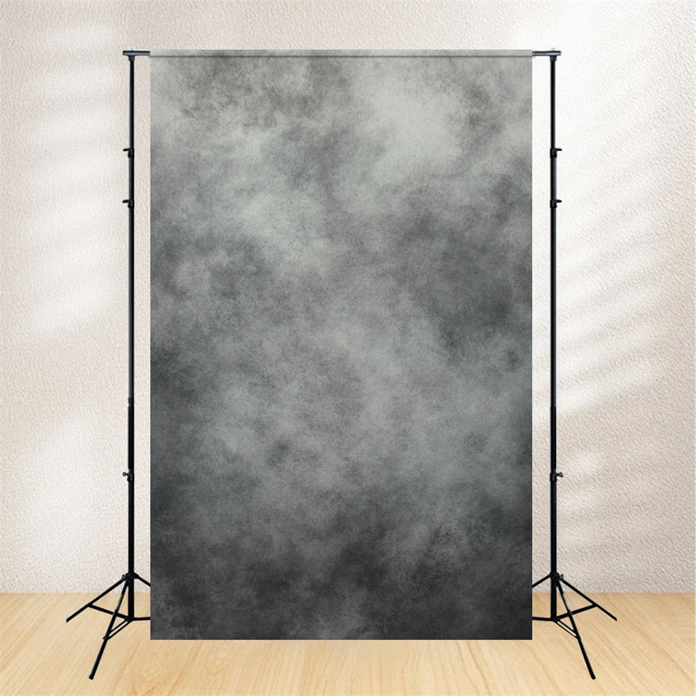 School Portrait Backdrop Gray Misty Cloud Texture Background Portrait Backdrops UK GQ58-108