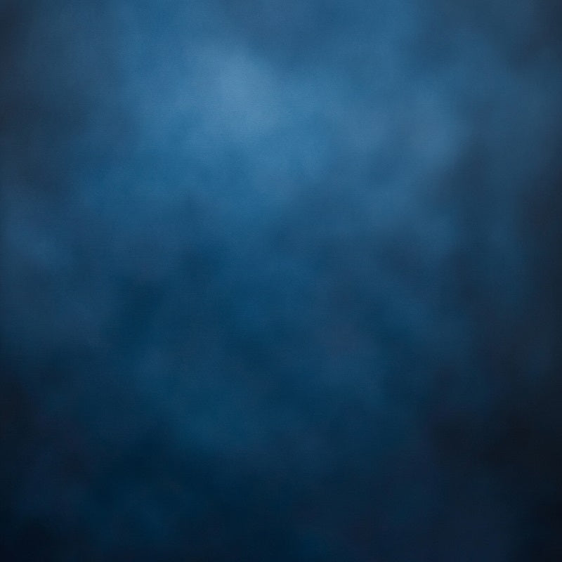 School Portrait Backdrop Deep Blue Gradient Mist Texture Studio Portrait Background UK GQ58-110