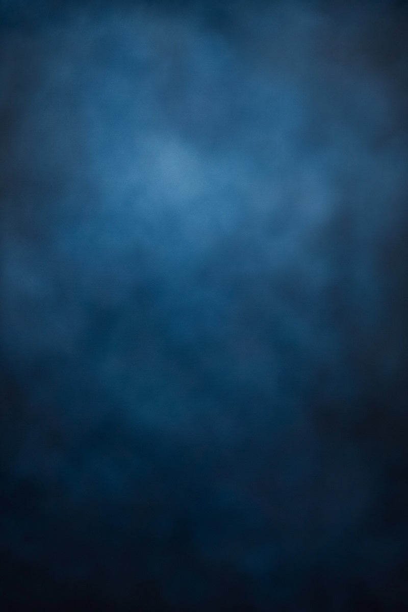 School Portrait Backdrop Deep Blue Gradient Mist Texture Studio Portrait Background UK GQ58-110