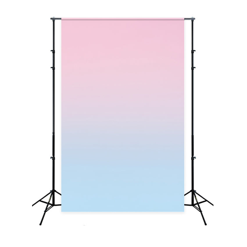 Gradient Backdrop Blush Pink to Baby Blue Ombre Background for Portrait UK GQ58-62