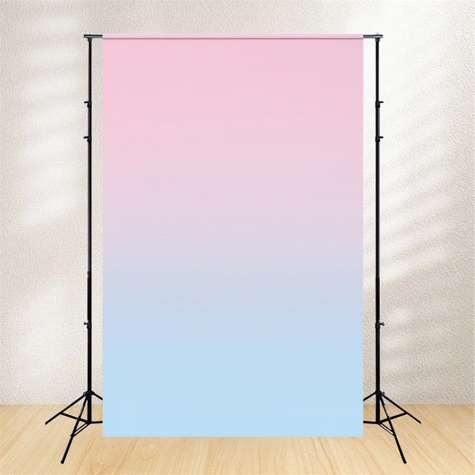 Gradient Backdrop Blush Pink to Baby Blue Ombre Background for Portrait UK GQ58-62