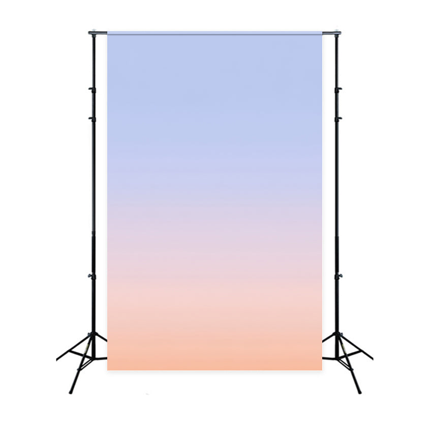 Gradient Backdrop Pastel Blue Peach Gradient Tone Backgrounds for Portraits UK GQ58-64