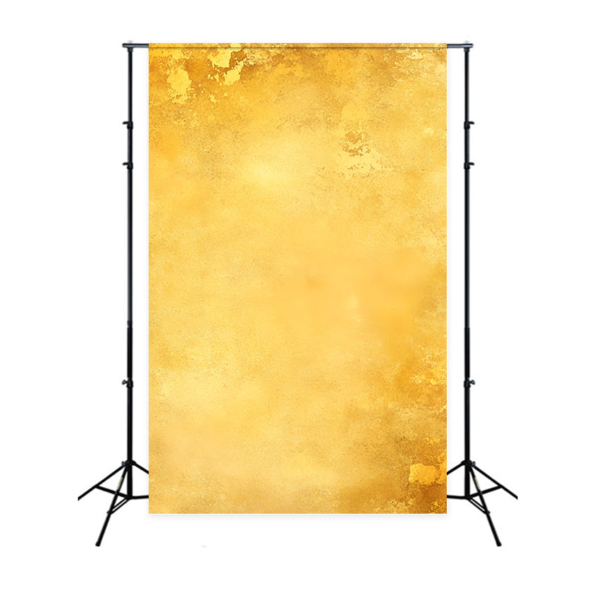 Yellow Backdrop Golden Vintage Textured Wall Background Portrait Photo Backdrop UK GQ58-72