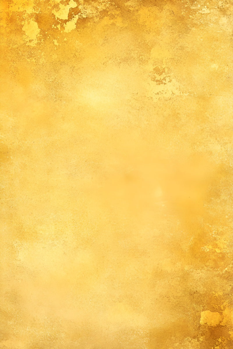 Yellow Backdrop Golden Vintage Textured Wall Background Portrait Photo Backdrop UK GQ58-72