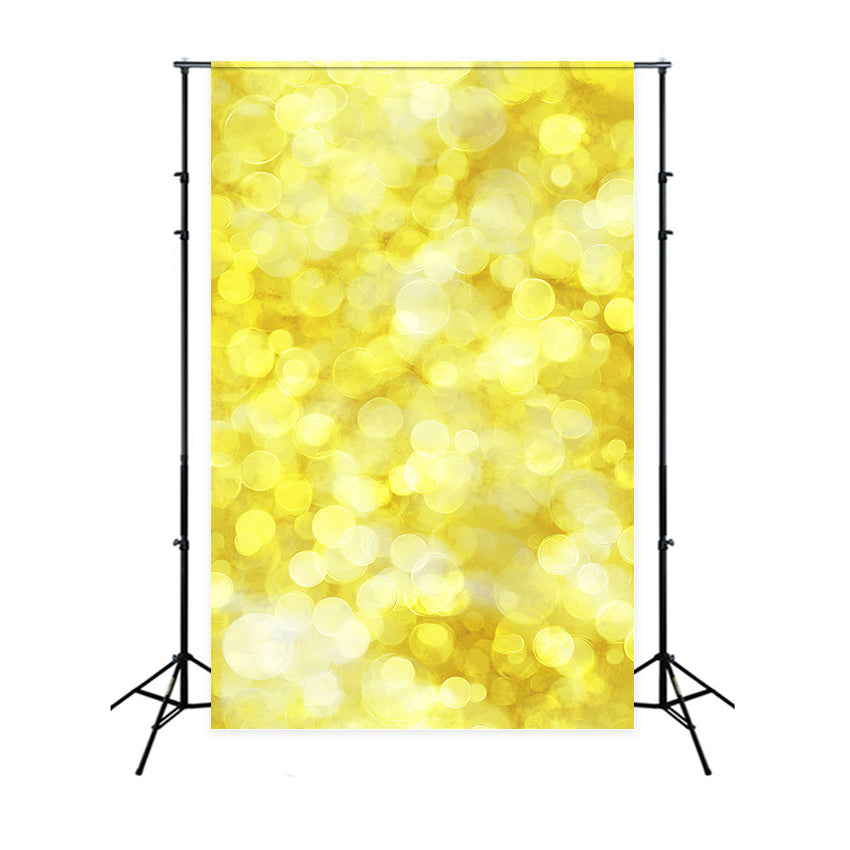 Yellow Backdrop Glowing Yellow Bokeh Light Effect Background for Portraits UK GQ58-75