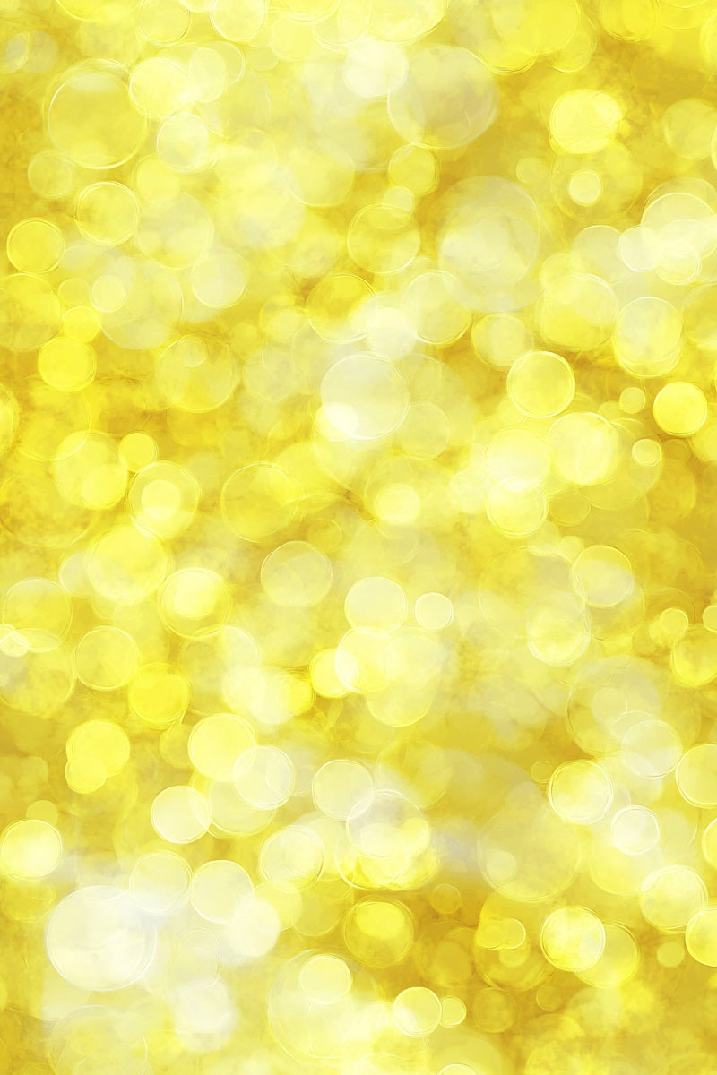 Yellow Backdrop Glowing Yellow Bokeh Light Effect Background for Portraits UK GQ58-75