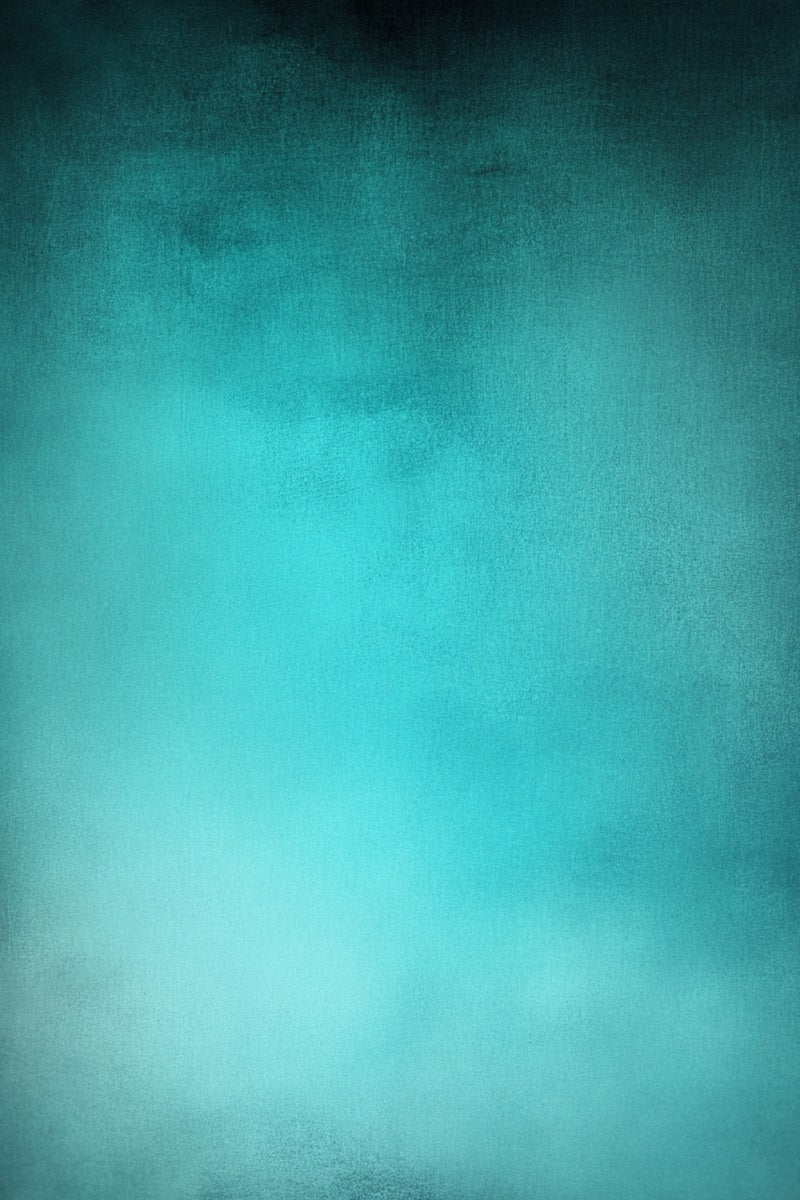 Teal Backdrop Aqua Blue Soft Gradient Fabric Background Portrait Backdrops UK GQ58-83